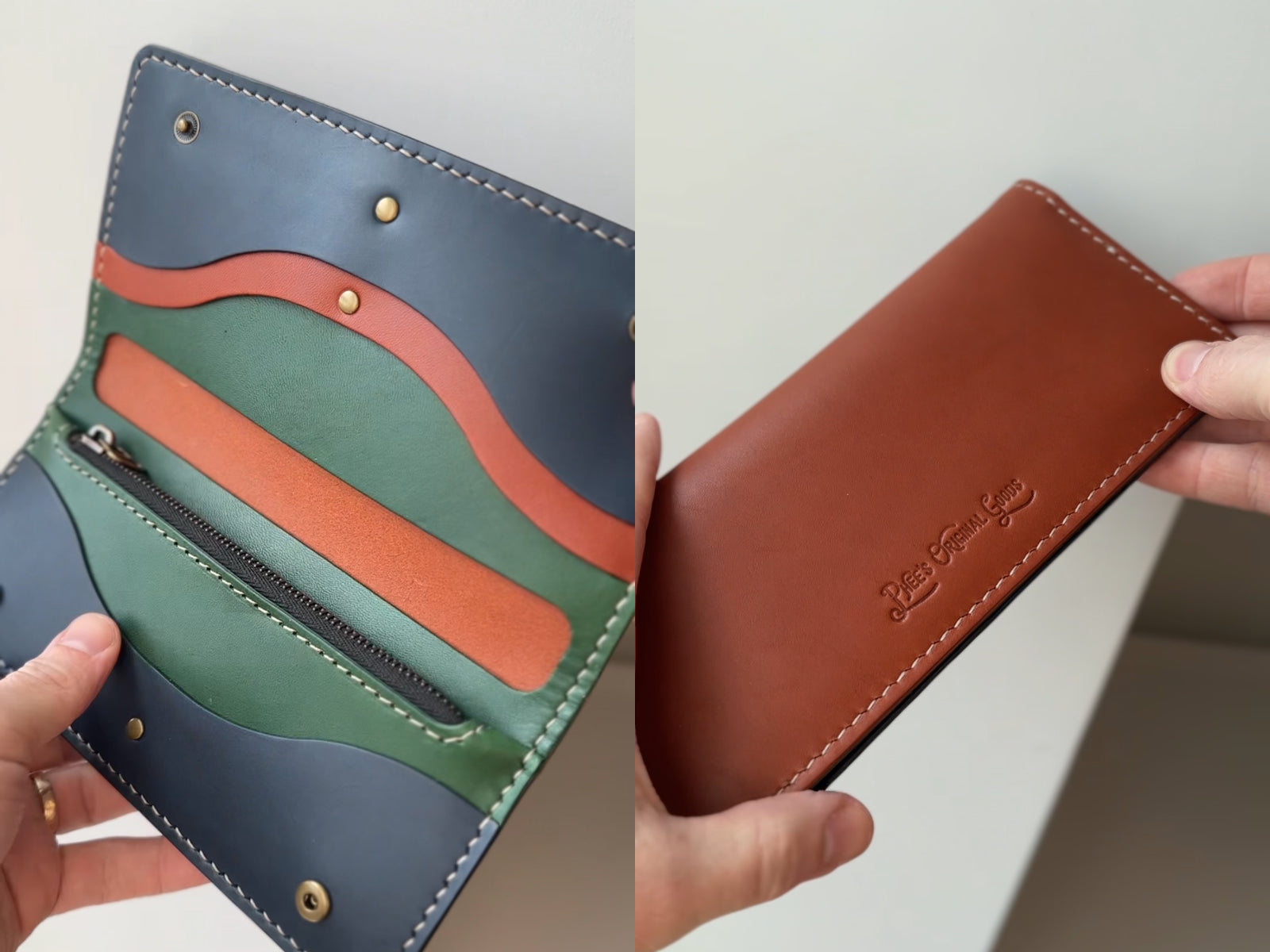 Rosedale - Build Your Own Long Wallet With Coin Pocket - Handmade in Canada  – Phee's Original Goods