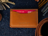 The belfry fold card wallet amongst some EDC items