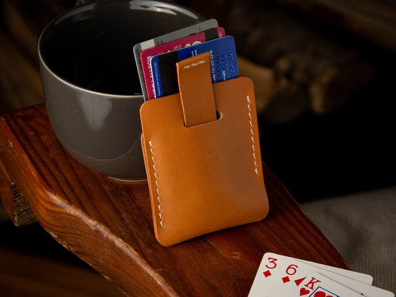 Kenloch - Leather Wallet With Pull Tab - Handmade in Nova Scotia